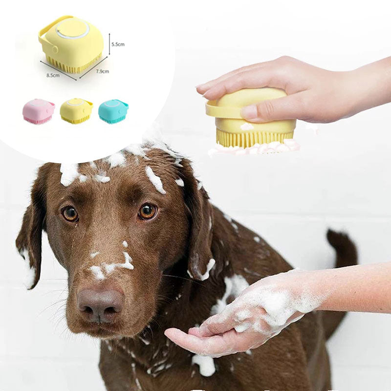 SiliBath - Badebürste für Hunde und Katzen